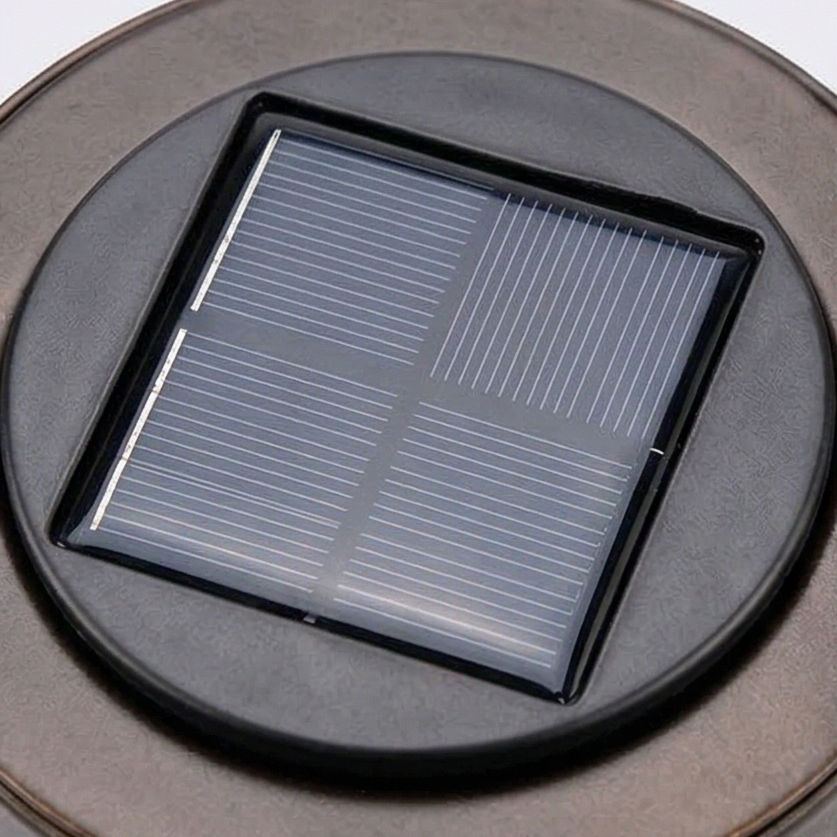 Radiant Solar Garden Lantern | Captivating Floral Projections