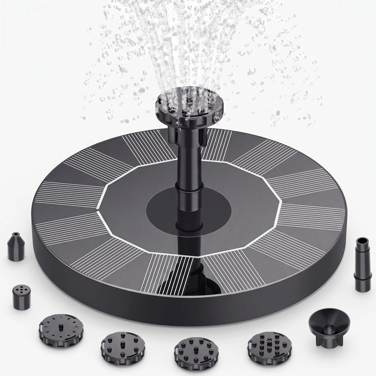 Water Fountain Powered by Solar Energy