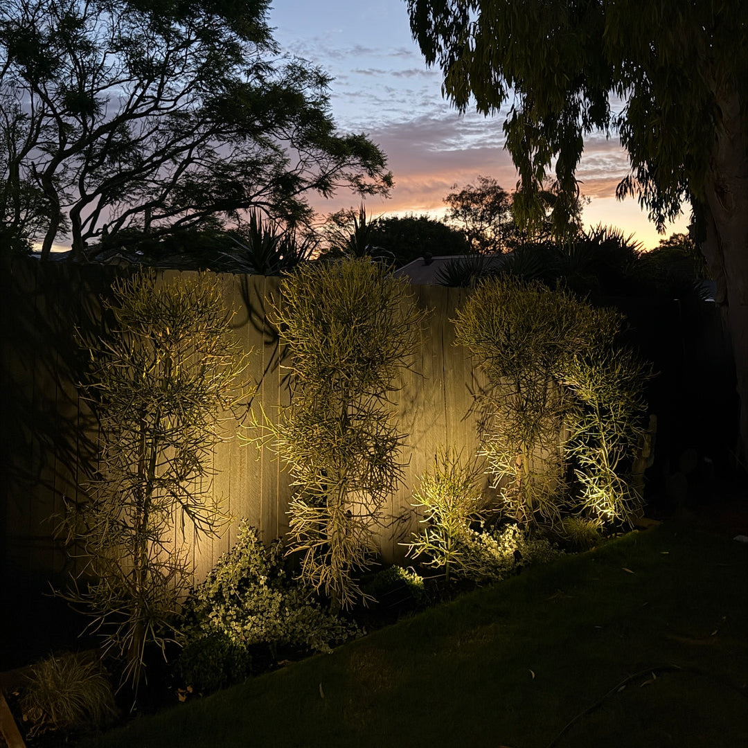 Eco-Friendly Solar LED Spotlight Set for Outdoor Illumination
