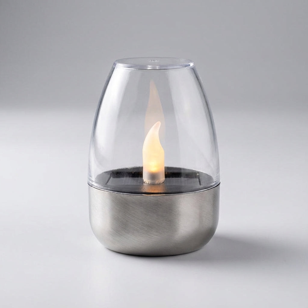 Outdoor Solar Candle Lantern - Eco-Friendly Lighting