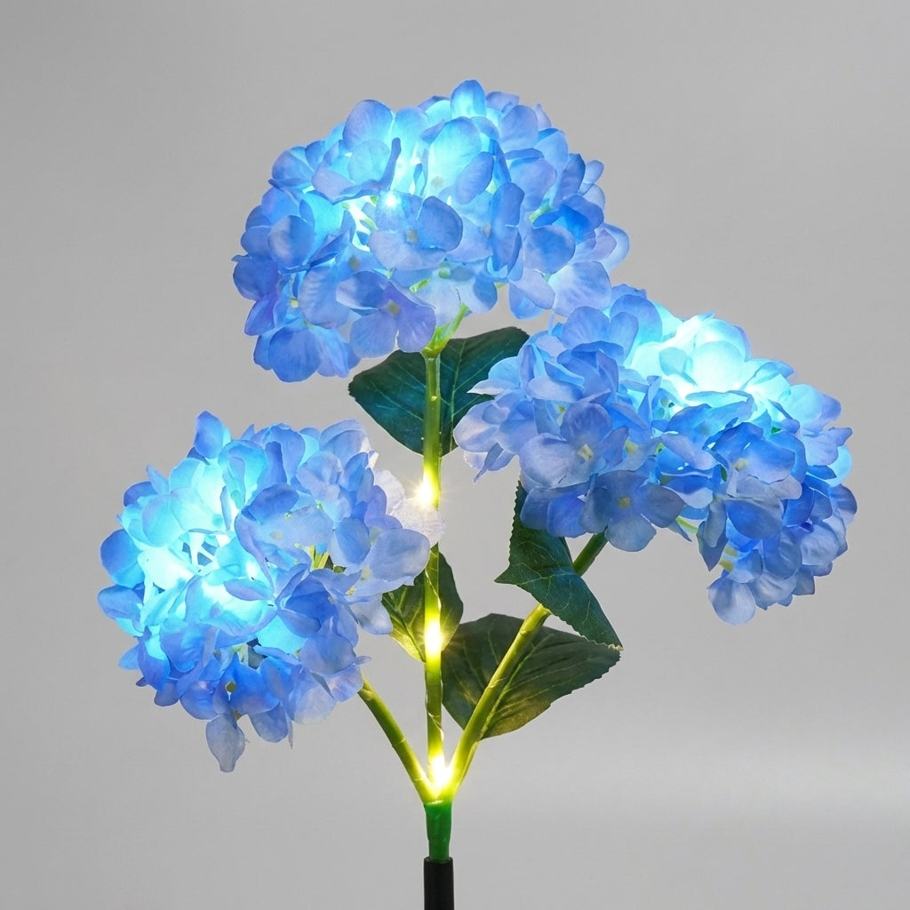 Floral Stake Light with Solar Power - Outdoor Garden Decoration