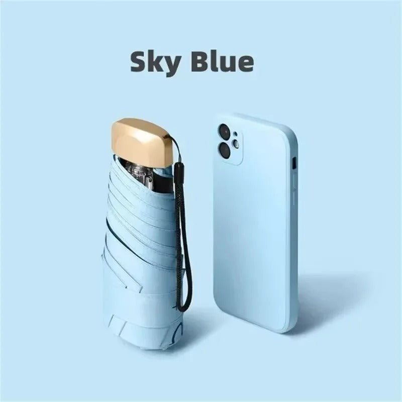 SkyGuard | Compact Travel Umbrella with UV Shield and Windproof Design