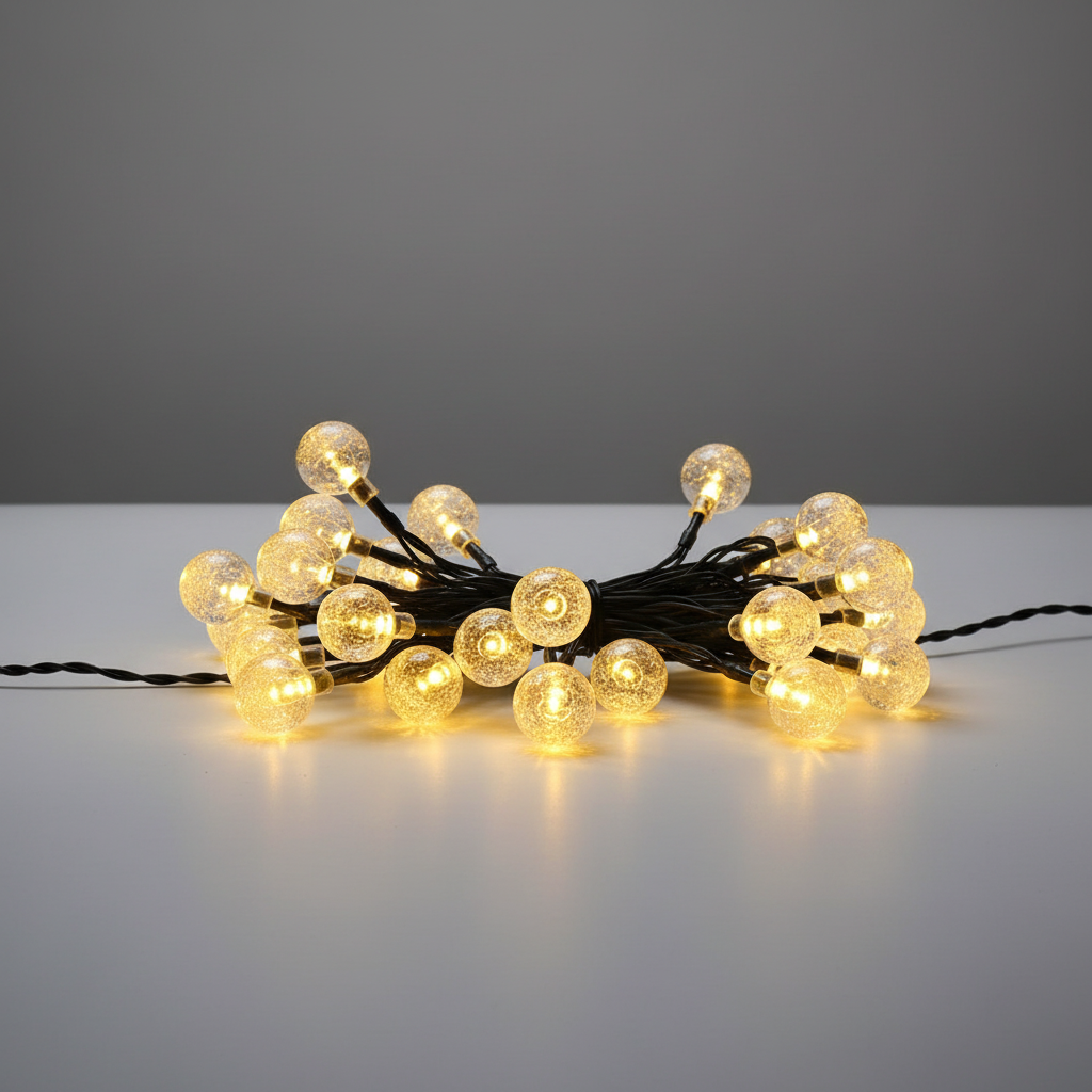 LED Fairy Lights Powered by Solar Energy