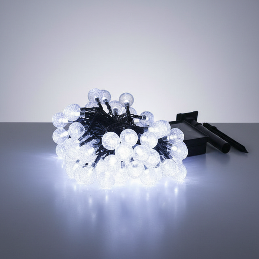 LED Fairy Lights Powered by Solar Energy