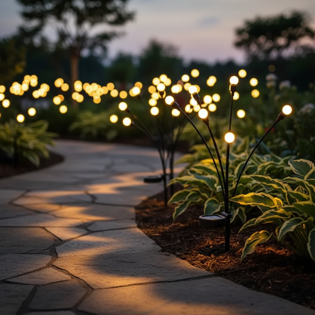 LED Garden Light Powered by Solar Energy