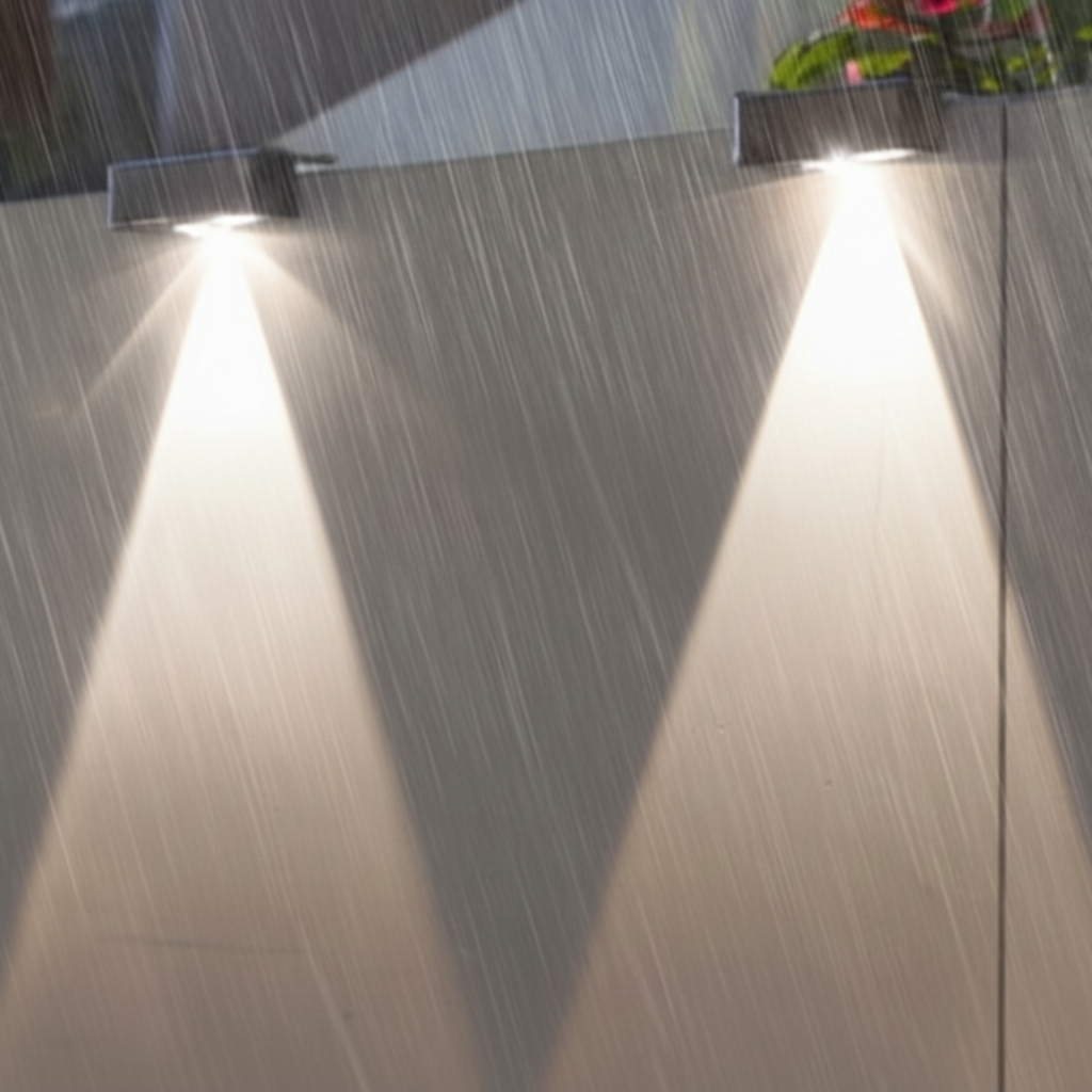 SunBright - Solar-Powered LED Garden Light with Smart Control
