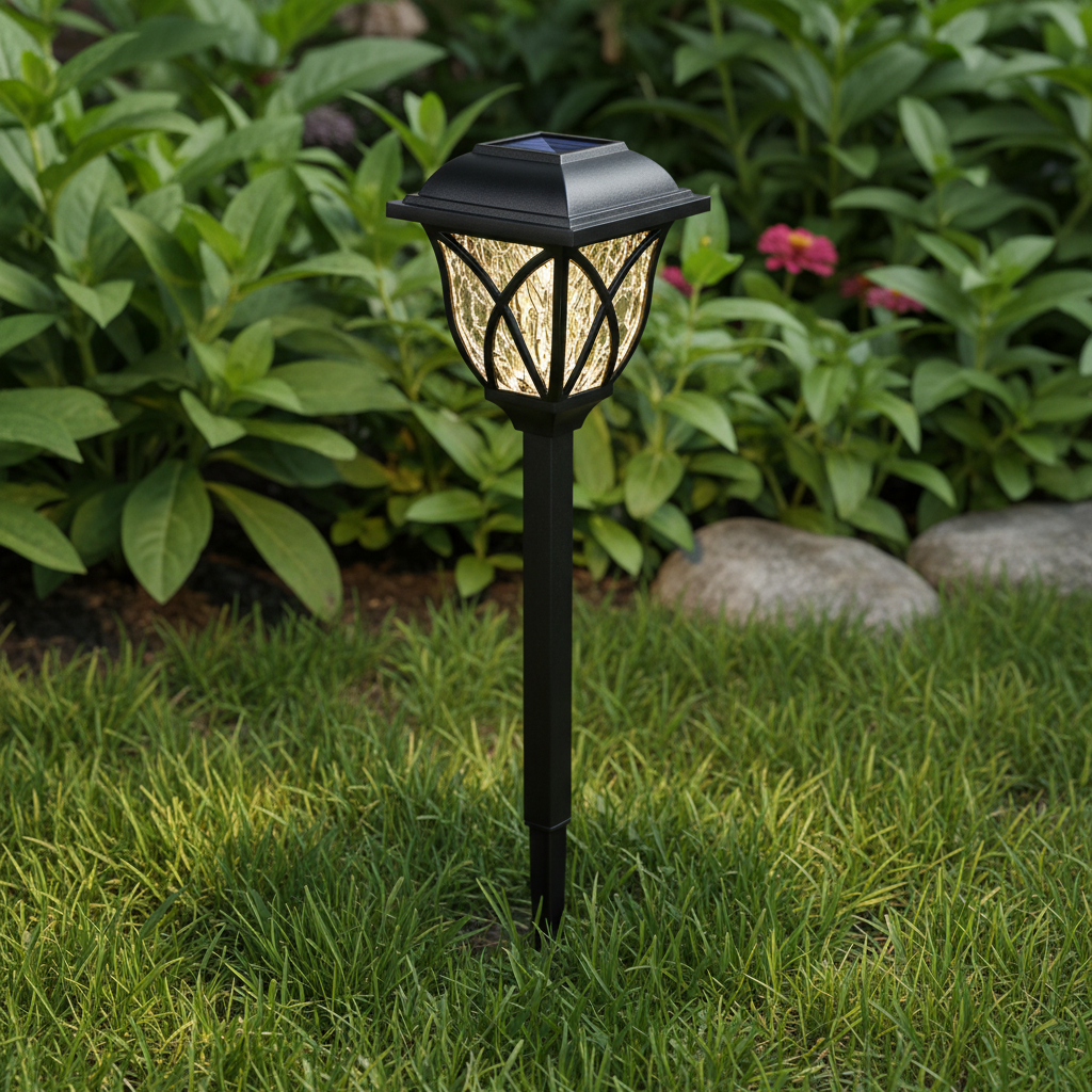Stainless Steel and Plastic Solar Pathway Light