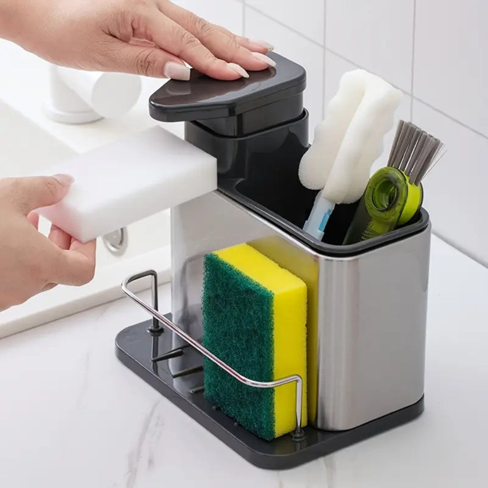 Stylish Soap Dispenser Organizer with Drainage Tray