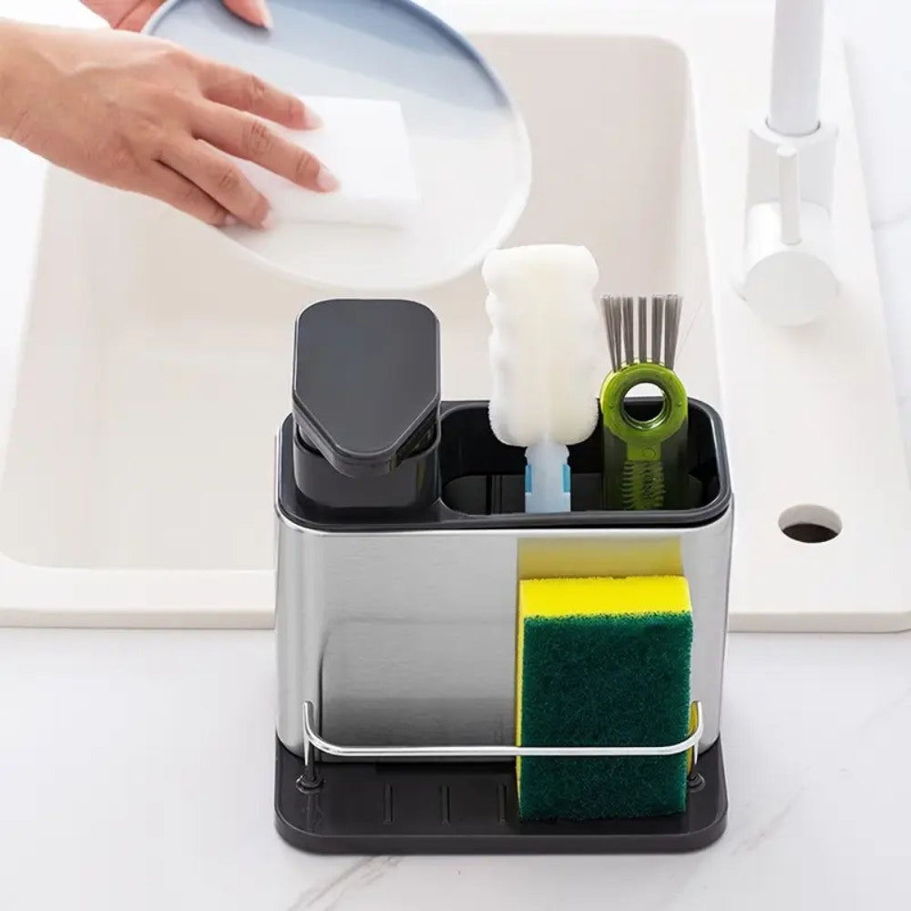 Stylish Soap Dispenser Organizer with Drainage Tray