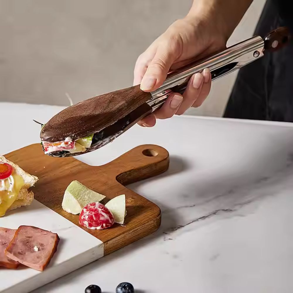 Versatile Cooking Tongs with Comfort Grip and Durable Design