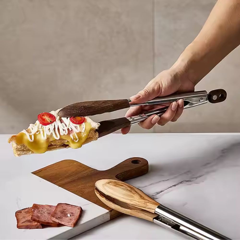 Versatile Cooking Tongs with Comfort Grip and Durable Design