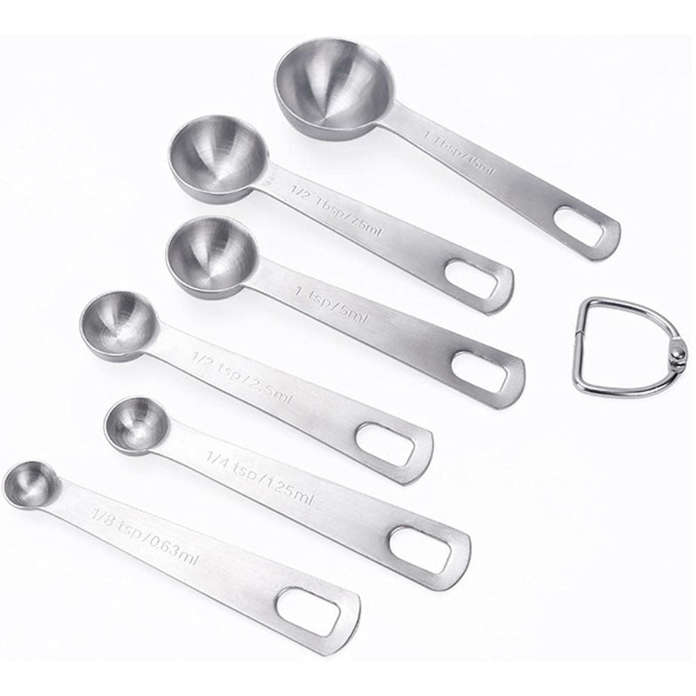 Ultimate Precision Measuring Spoon Set - 6 Essential Sizes