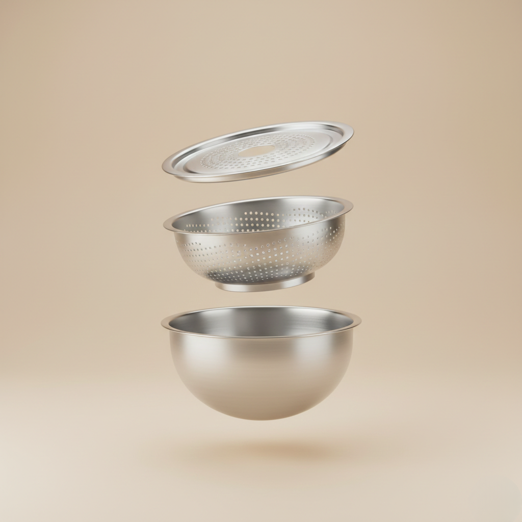 All-in-One Vegetable Prep Set: Slice, Grate, and Drain