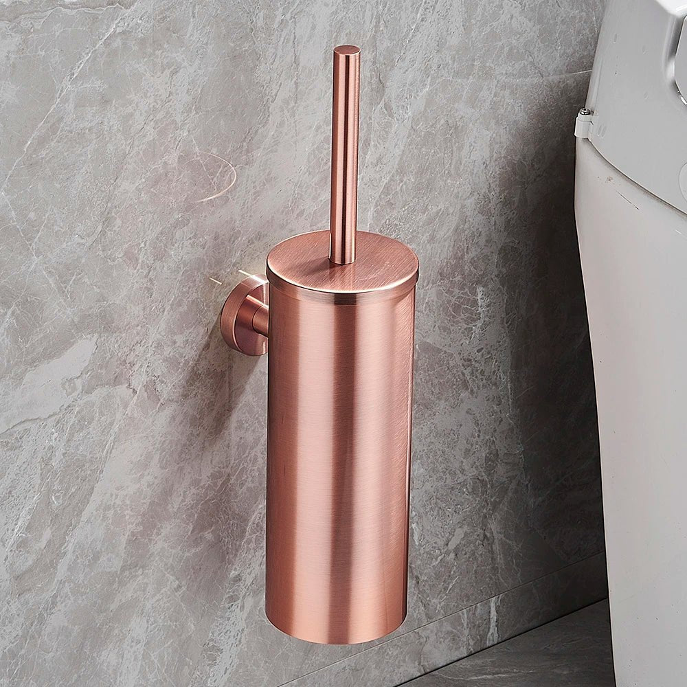 Elegant Wall-Mounted Toilet Brush Set for Modern Spaces