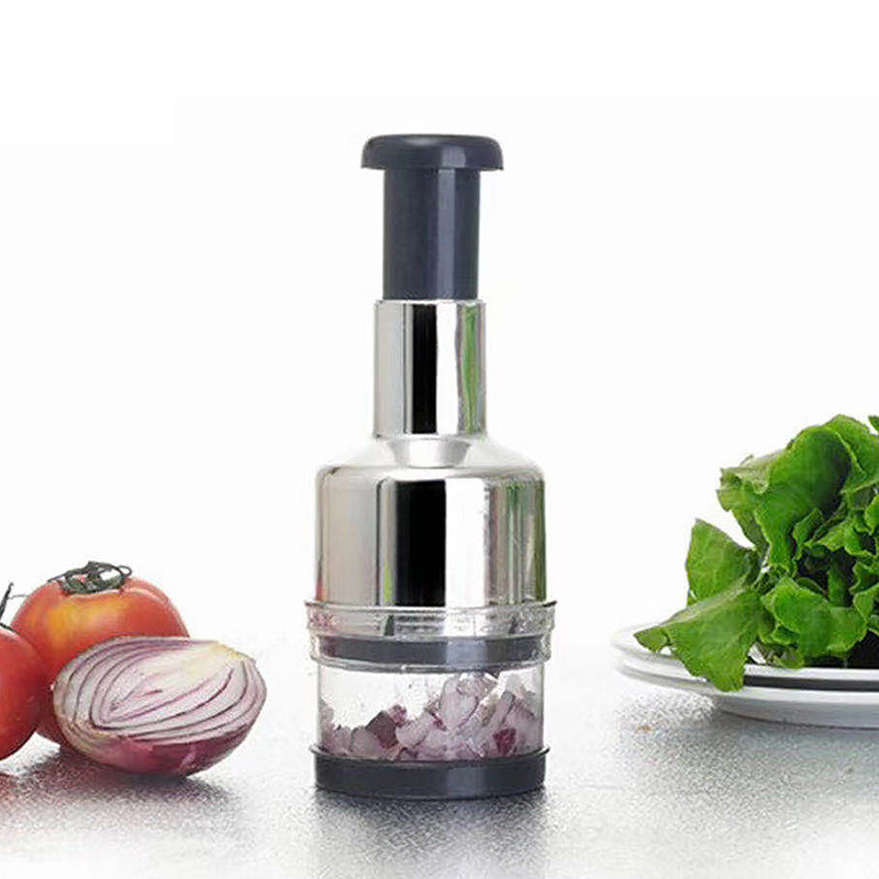 Effortless Garlic & Vegetable Chopper – Manual Prep Tool