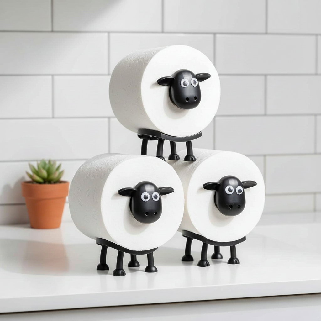 Roll with Stackable Sheep Design