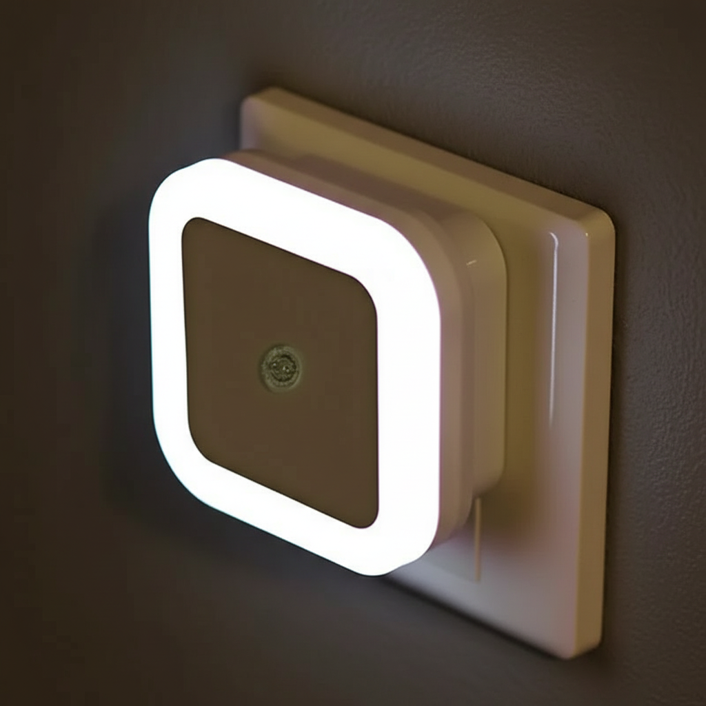 LED Night Light with Plug-In Design