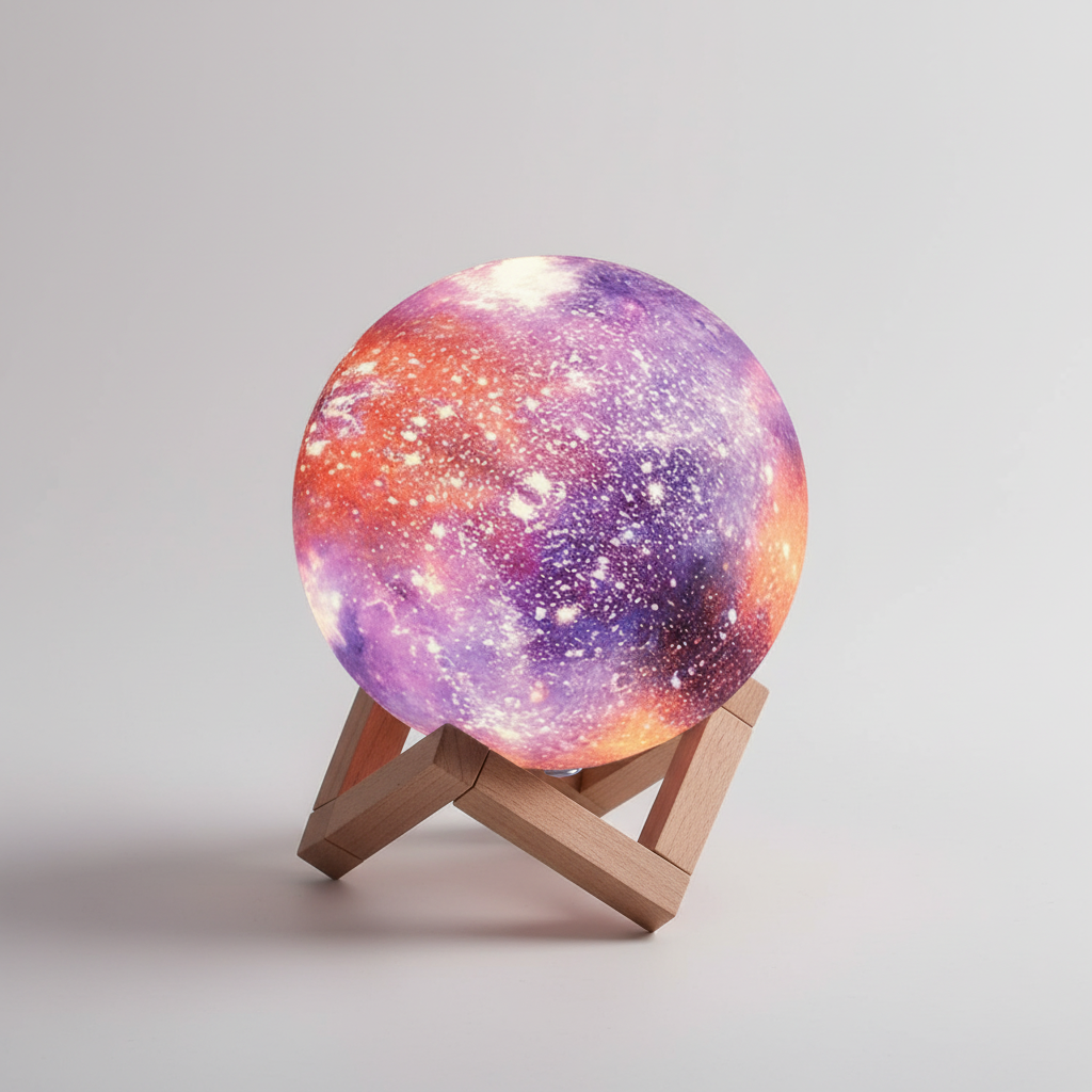 Starlight Night Lamp with Star Pattern Design