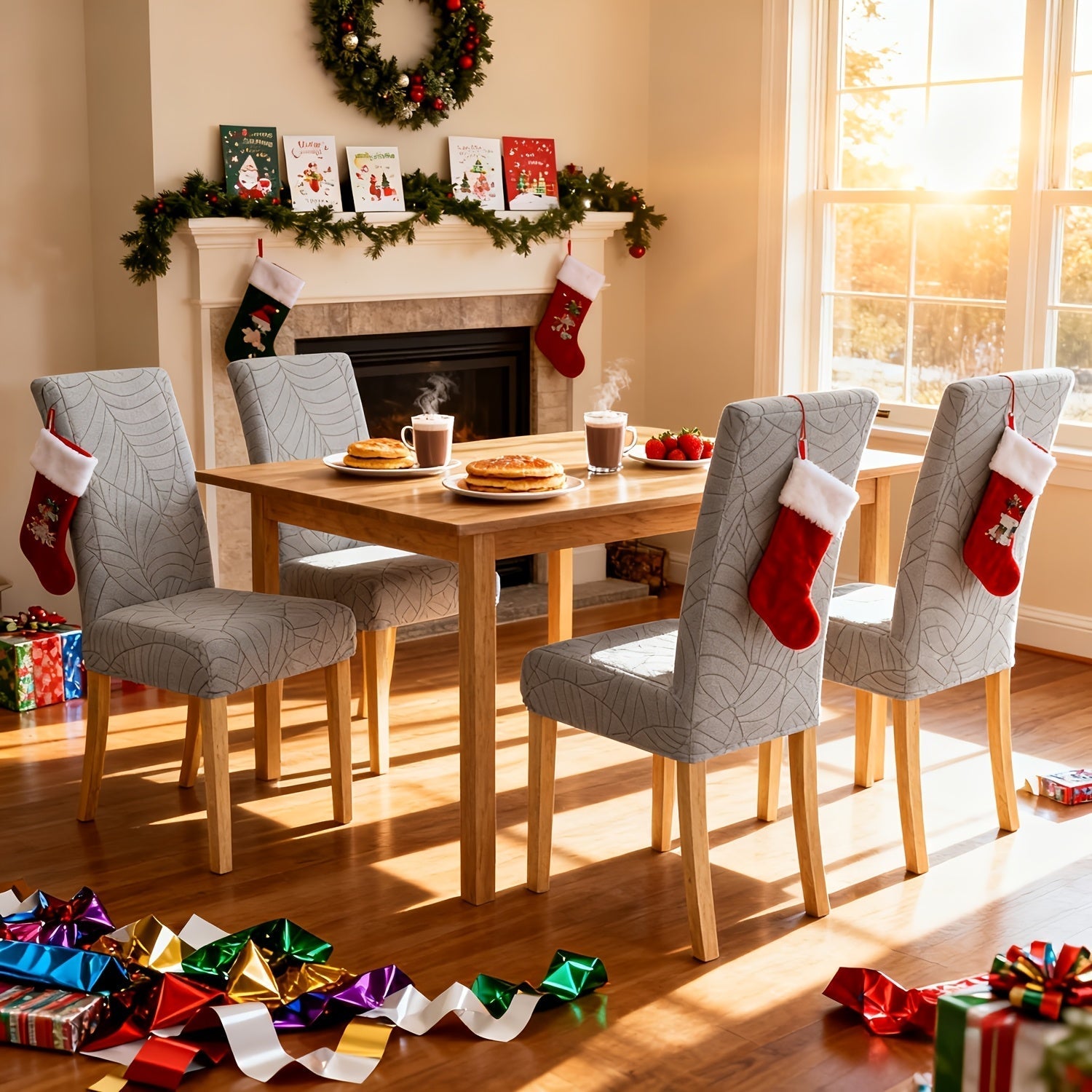 Stylish Stretch Chair Protectors for Dining Spaces