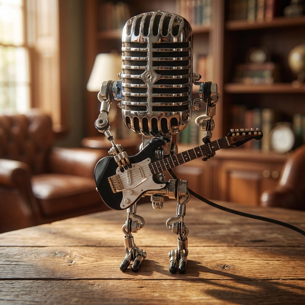 MelodyGlow | Musical-Inspired Table Lamp with Soft LED Light