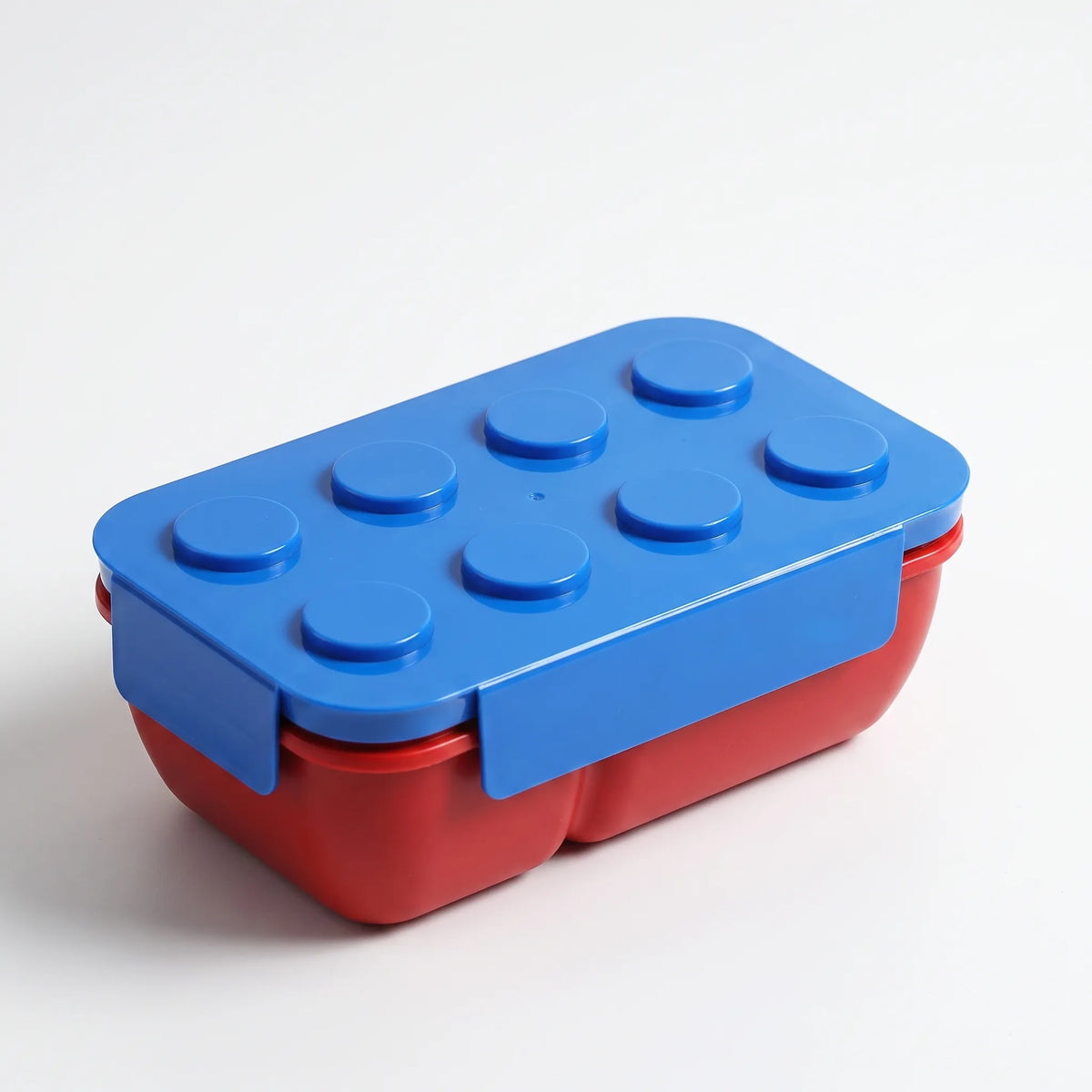 Divided Bento Box with Studs - Stackable Meal Container
