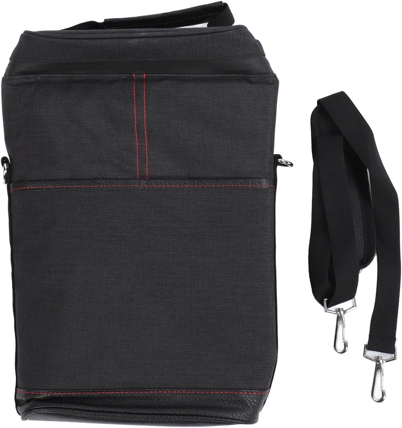 Chic Wine Carrier for Two Bottles with Customizable Strap
