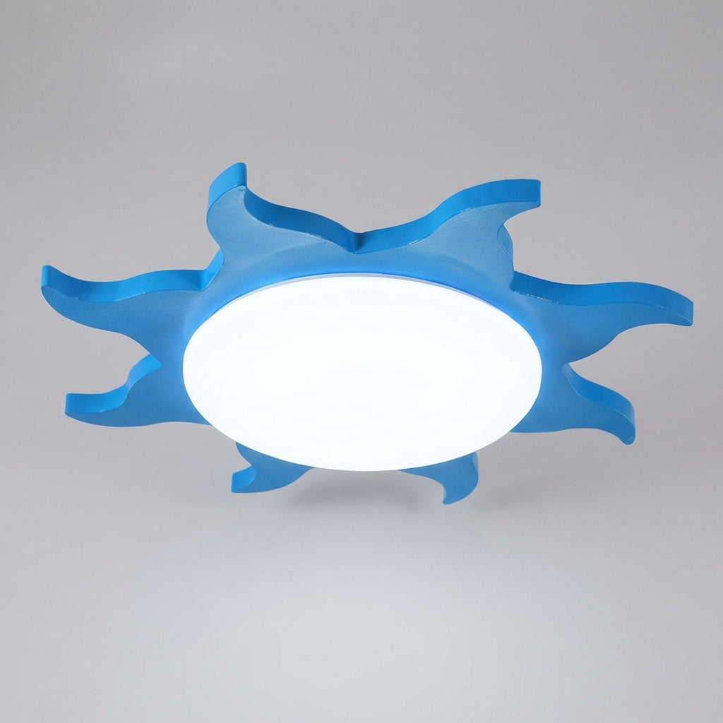 Ceiling Light Fixture in Sun Shape