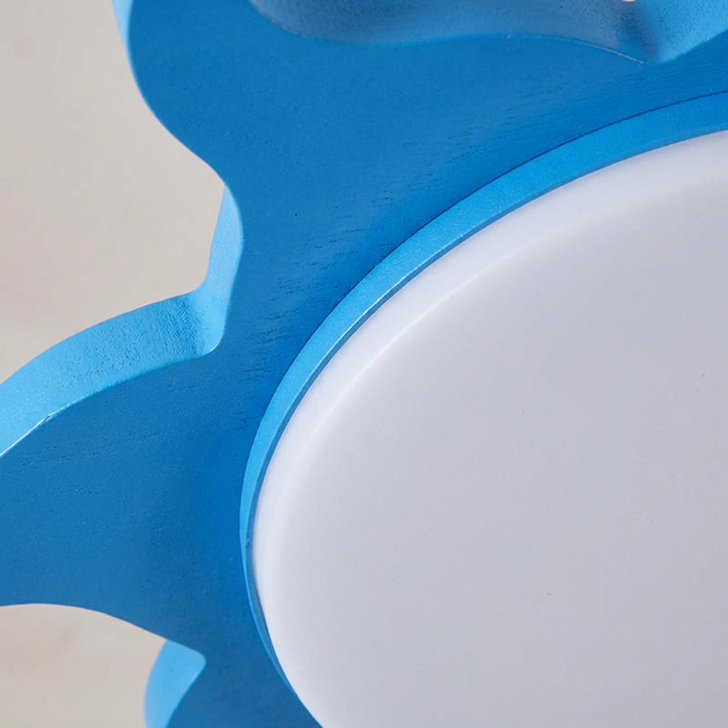 Ceiling Light Fixture in Sun Shape