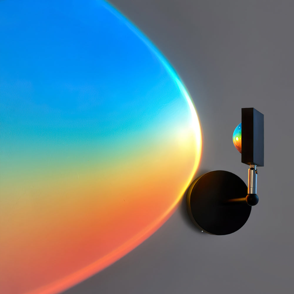 Stylish LED Wall Light with Gradient Glow for Indoor Spaces