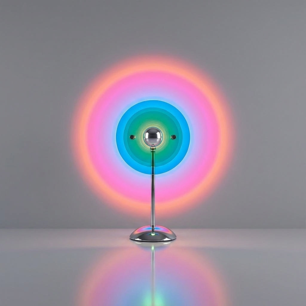 Table Lamp with Sunset Projection - Ambient Light for Relaxation