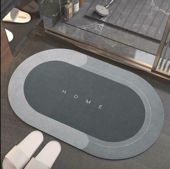 Ultra-Absorbent Bathroom Rug with Secure Grip | Quick-Dry Floor Mat