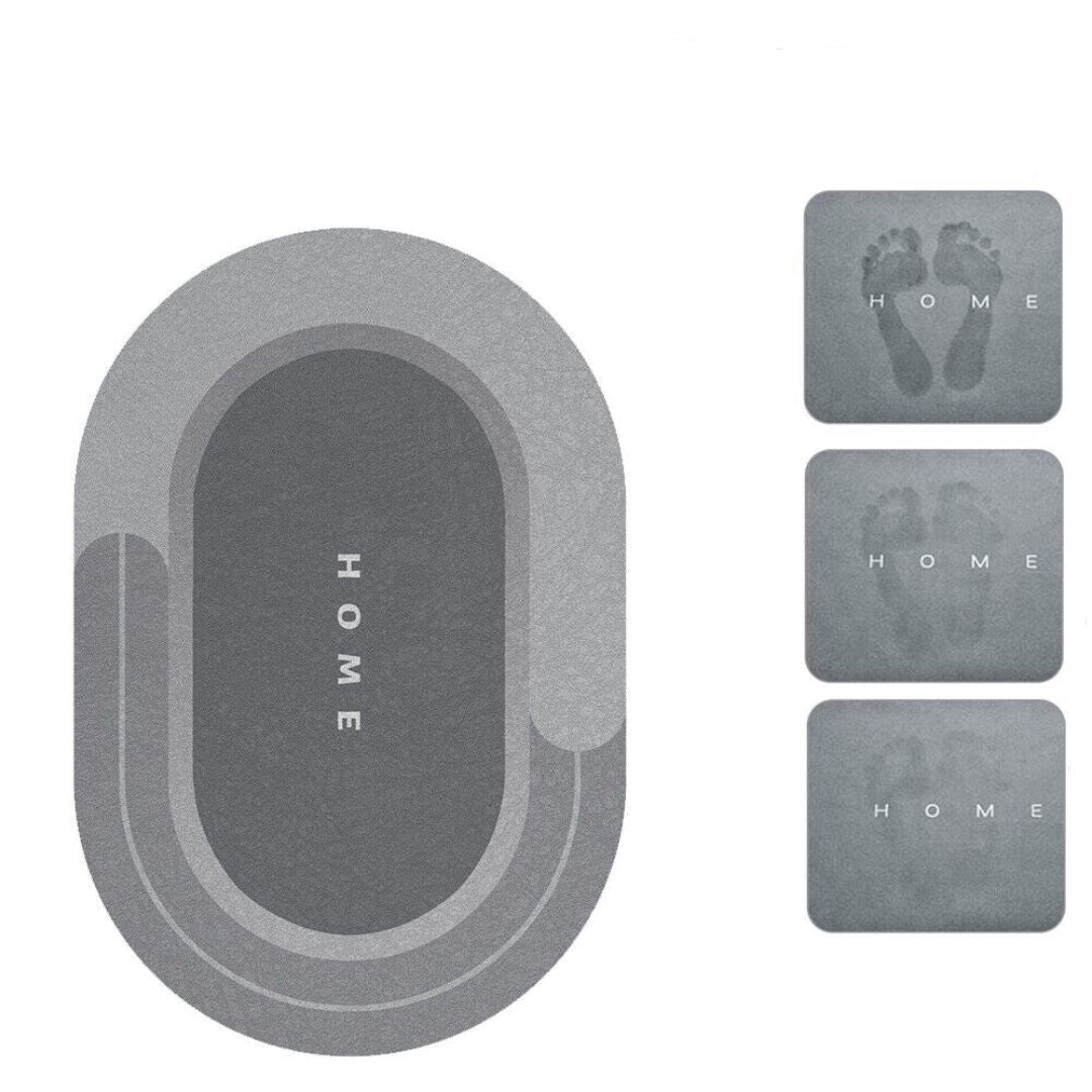 Ultra-Absorbent Bathroom Rug with Secure Grip | Quick-Dry Floor Mat