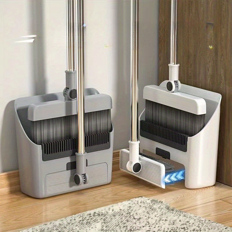 CleanSweep Pro | Ergonomic Broom and Dustpan Duo for Easy Home Care