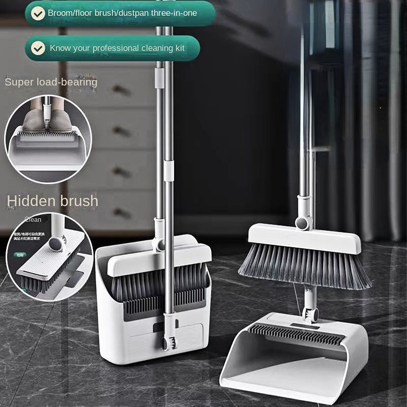 CleanSweep Pro | Ergonomic Broom and Dustpan Duo for Easy Home Care