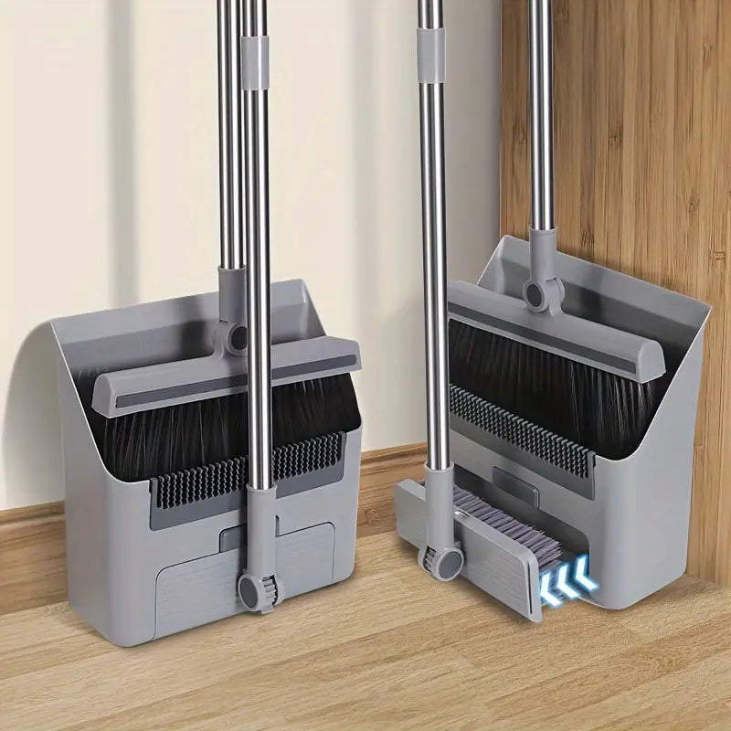 CleanSweep Pro | Ergonomic Broom and Dustpan Duo for Easy Home Care