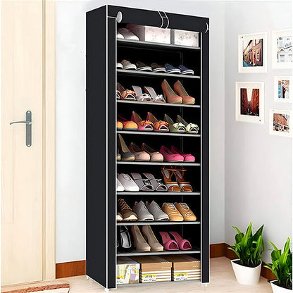 Compact Vertical Shoe Organizer for 30 Pairs