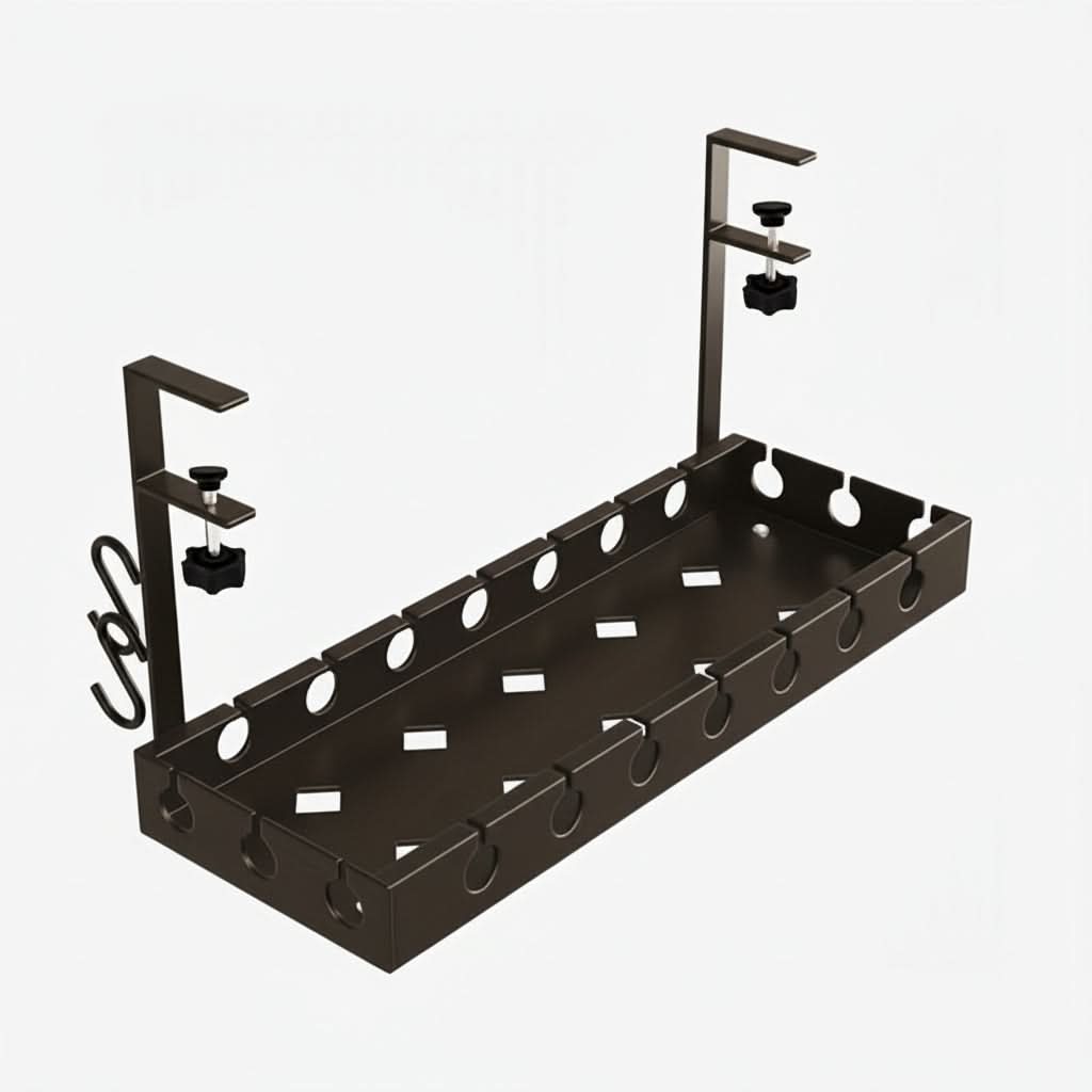 ClutterBuster - Versatile Under-Desk Cable Management Solution