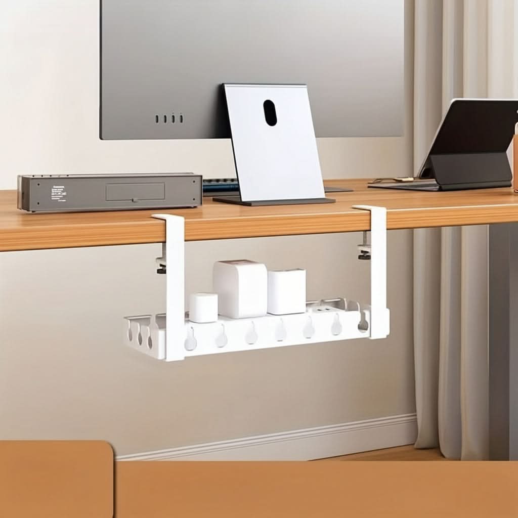 ClutterBuster - Versatile Under-Desk Cable Management Solution