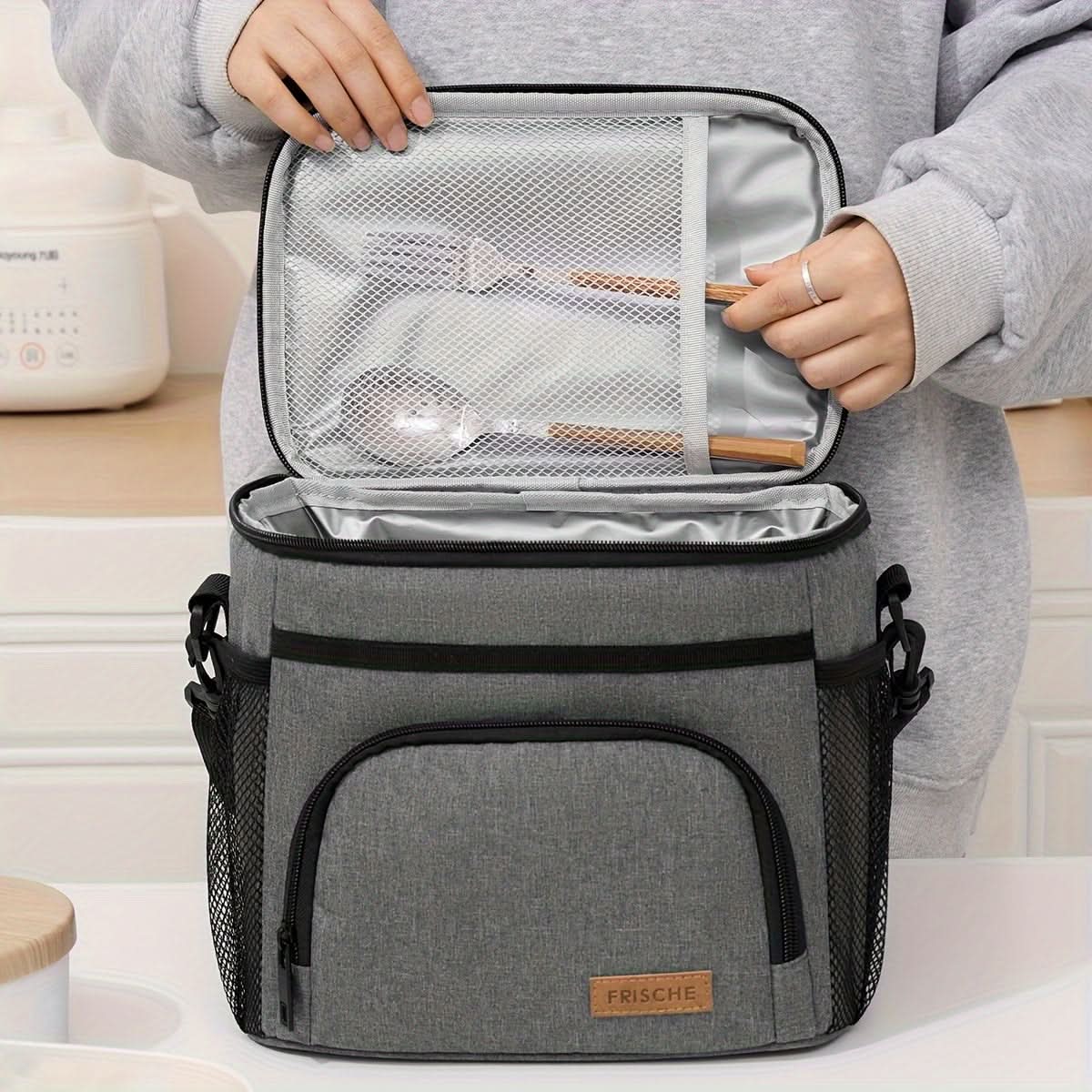 ChillMate - Extra-Large Insulated Lunch Bag with Versatile Strap