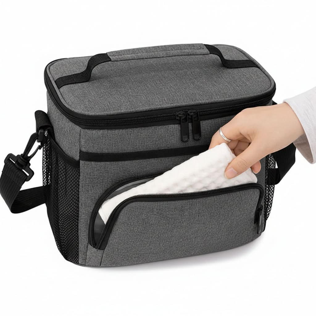ChillMate - Extra-Large Insulated Lunch Bag with Versatile Strap