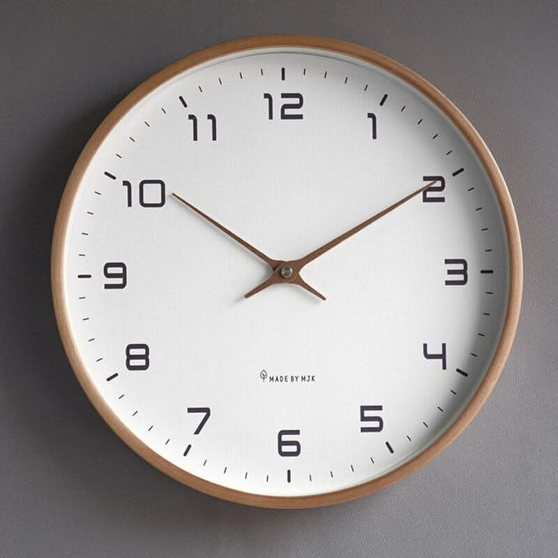 Timeless Elegance – Minimalist Wood Wall Clock for Your Home