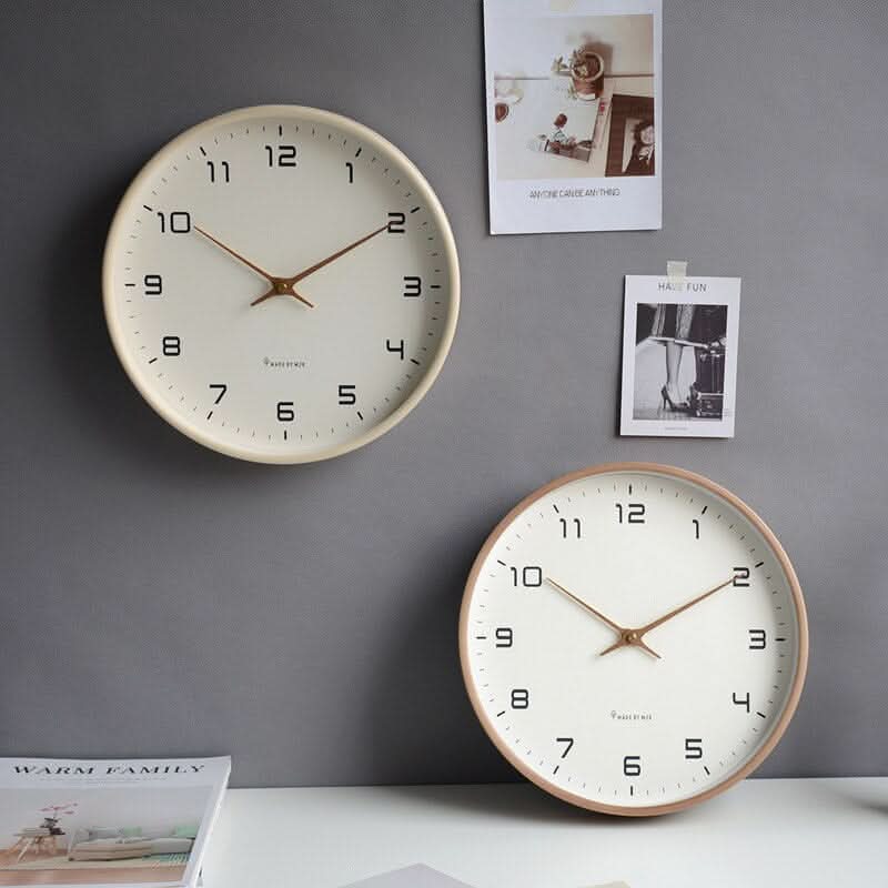 Timeless Elegance – Minimalist Wood Wall Clock for Your Home