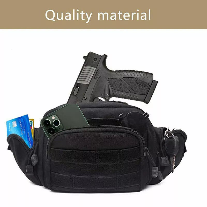 Versatile Tactical Waist Pack - Concealed Carry Solution