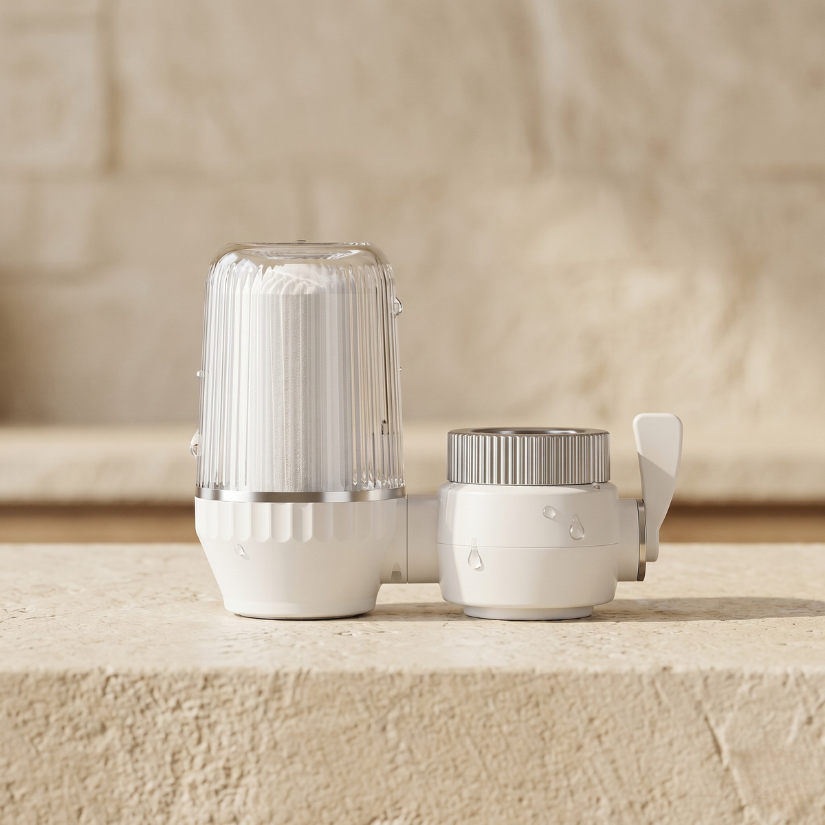 Advanced Faucet Water Filter with Washable Cartridge