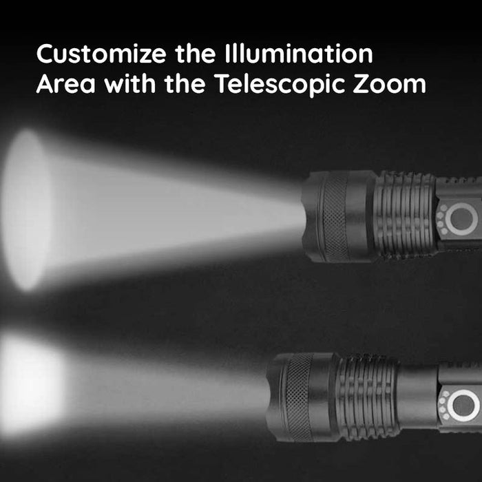UltraBright USB Rechargeable Tactical Flashlight