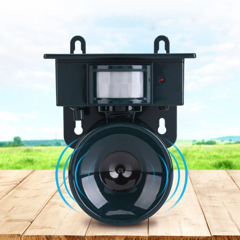 EcoShield Solar Bird Repellent with Motion Detection & Natural Sounds