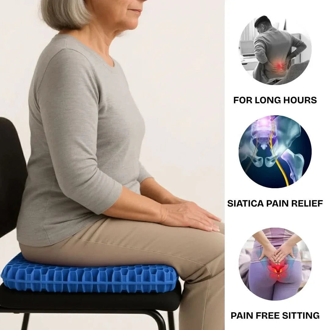 ComfortMax – Gel-Padded Seating Cushion