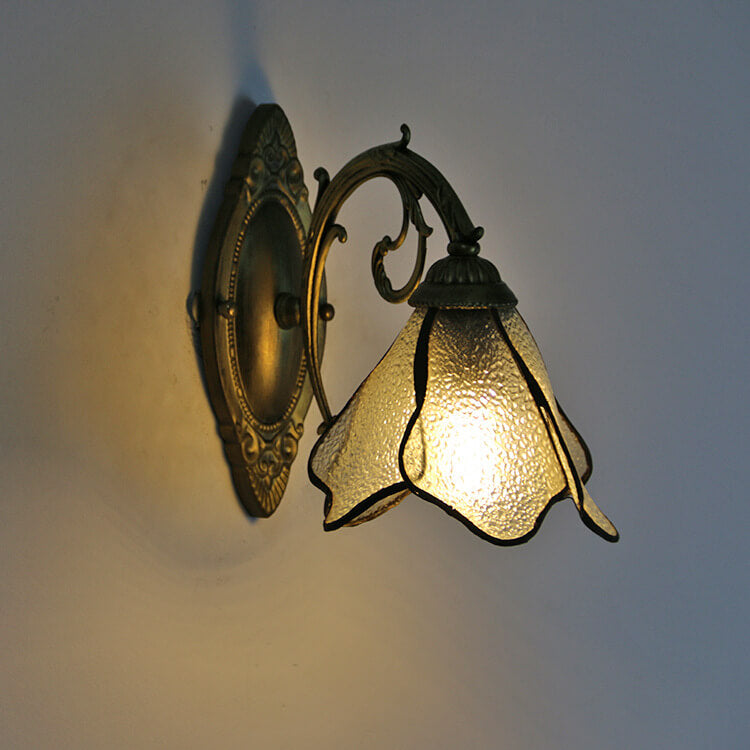 Artisan Stained Glass Wall Light for Elegant Spaces
