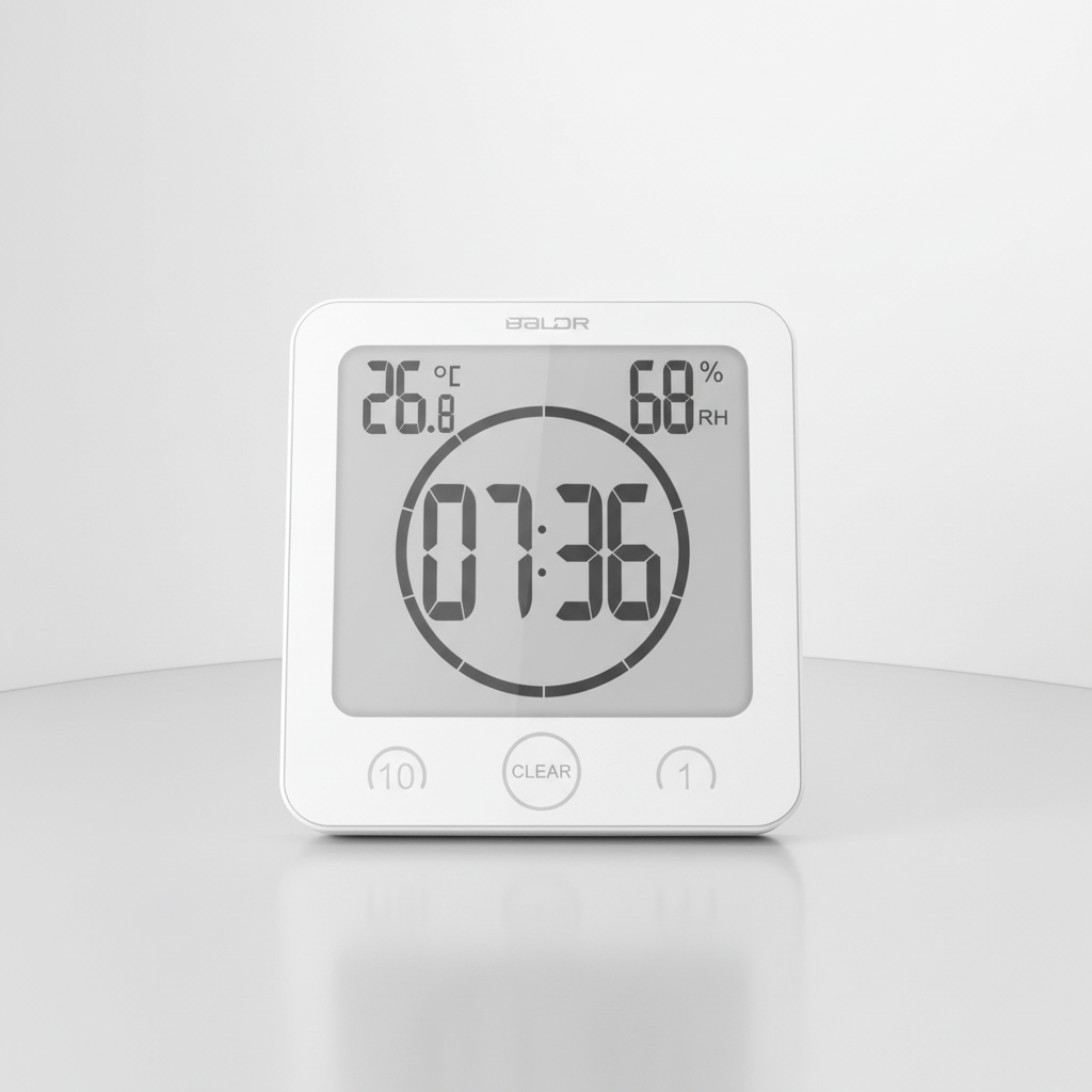 Suction Cup Timer for Easy Attachment – Splash Clock