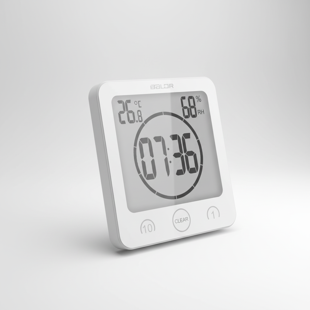 Suction Cup Timer for Easy Attachment – Splash Clock